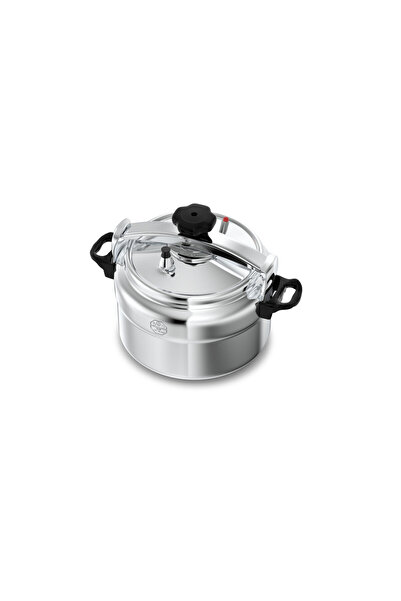 ALSAIF Aluminum Pressure Cooker Size: 45 Liter, Color: Silver Model: K99045, 5 Years Warranty