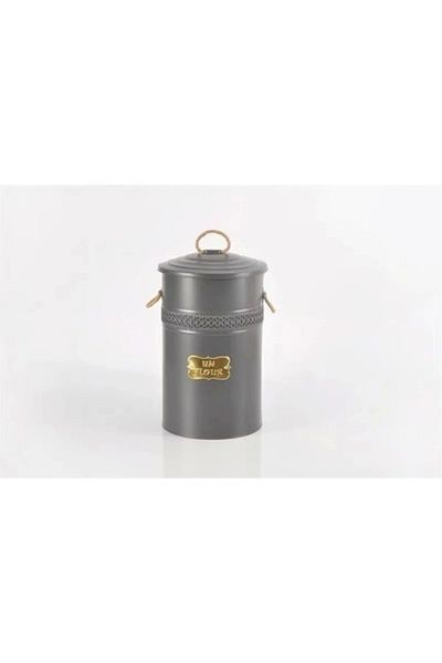 Evistro Metal 30 Liter Large Flour Pulses Bucket Anthracite
