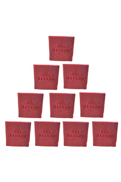 ASTERA 10 Natural Rose Soaps - Handmade