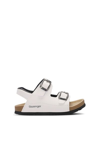Slazenger White Unisex Children's Sandals - Kobby