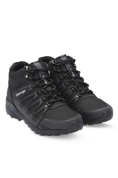 Slazenger ACTONA I Ανδρικές Μπότες Μαύρο / Σκούρο Γκρι