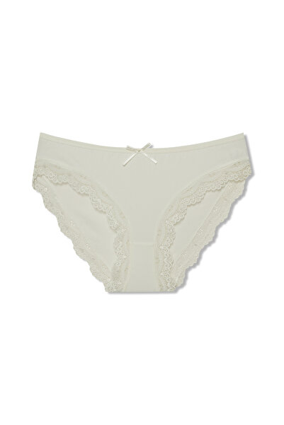 HNX Pachet de 8 chiloți de damă din bumbac cu detaliu din dantelă