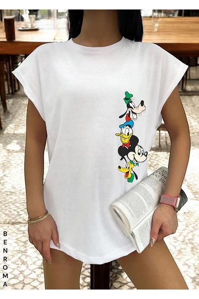BENROMA 1 produs pentru achiziții de 6 și mai sus este un tricou fără mâneci imprimat