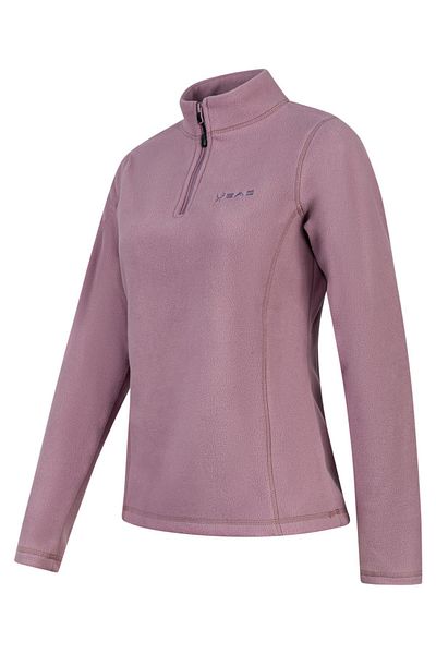 2AS Camila Lilac Women's Fleece Sweatshirt - Thin Design with Half Zip