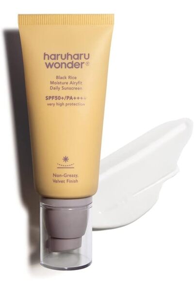 HaruHaru Слънцезащитен крем Wonder Black Rice Moisture Airyfit за дневна упот...