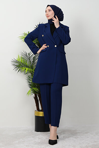 Giza Giyim Blazer Jacket Suit Dark Navy Blue