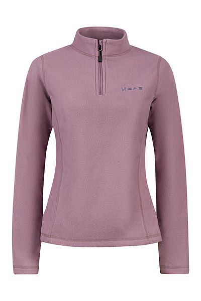 2AS Camila Lilac Women's Fleece Sweatshirt - Thin Design with Half Zip