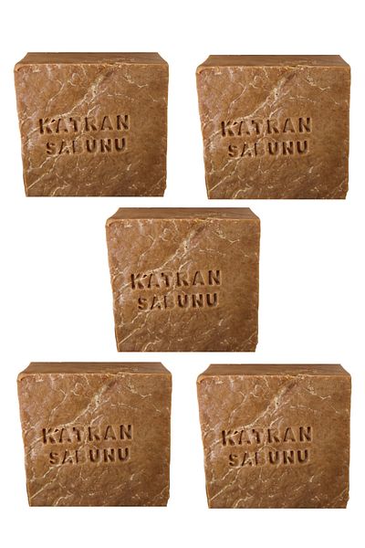 ASTERA Natural Tar Soap - 5 Pieces Handmade