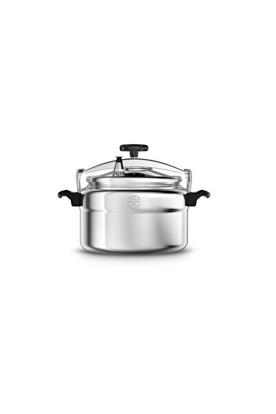 ALSAIF Aluminum Pressure Cooker Size: 45 Liter, Color: Silver Model: K99045, 5 Years Warranty