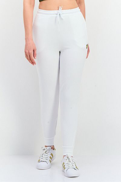 Lyle & Scott Women Regular Fit Brand Logo Sweatpants, White