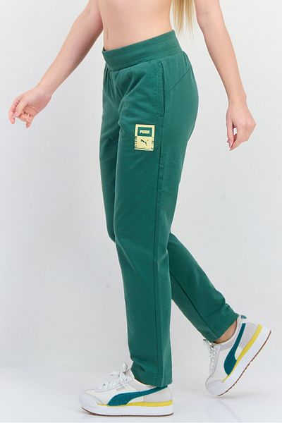 Puma Women Sportswear Fit Training Track Pants, Green