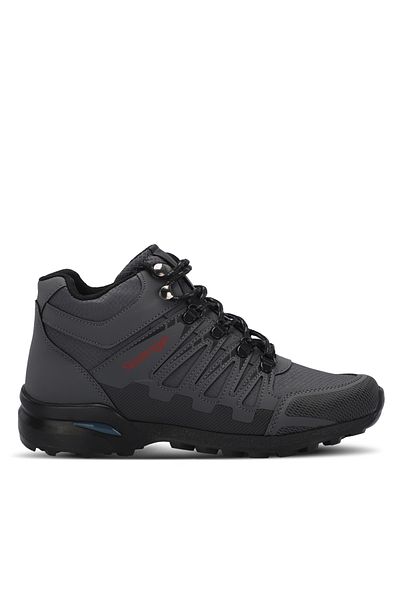 Slazenger ACTONA I Ανδρικές Μπότες Σκούρο Γκρι / Κόκκινο