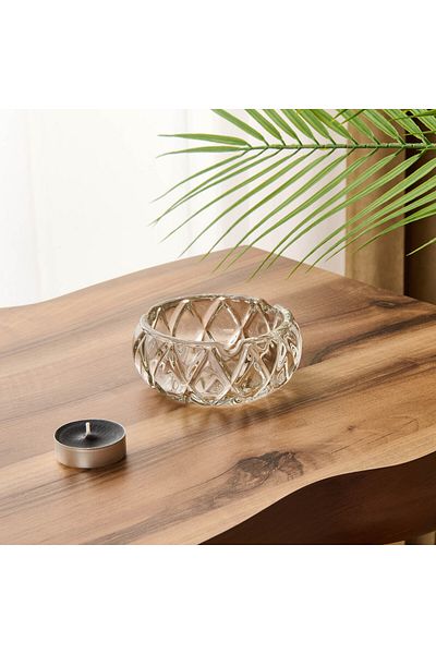 deli glass Glass Ashtray - Transparent - 11 cm