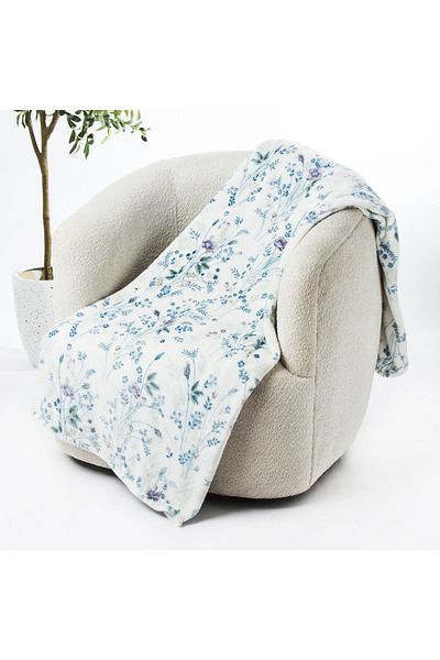 Orange Bed & Bath SUPER SOFT FLORA AND LEAVES  Blanket 152 × 178 cm