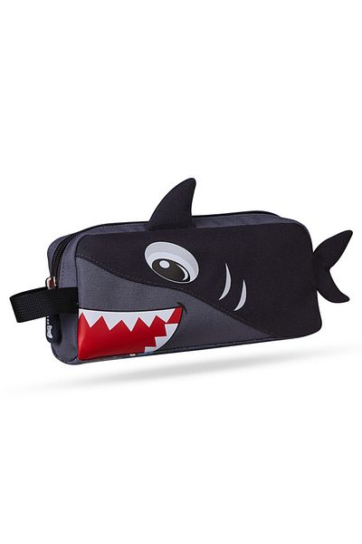 Nohoo Kids Pencil Case / Color Bag Shark - Grey