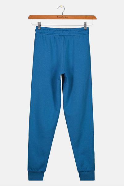 Puma Kids Boy Sportswear Fit Brand Logo Sweatpants, Blue