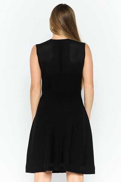 Esprit Women Seamless Knit Mini Dress, Black