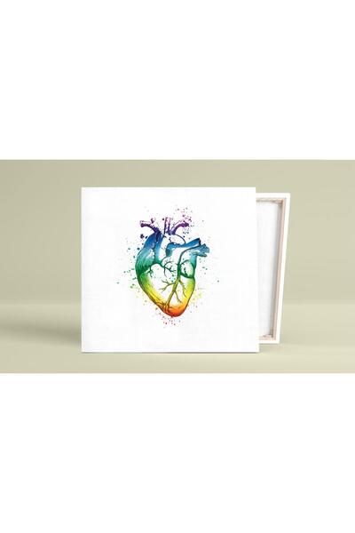 Prof Heart-Sky Rainbow Платно за рисуване Подарък Декоративно