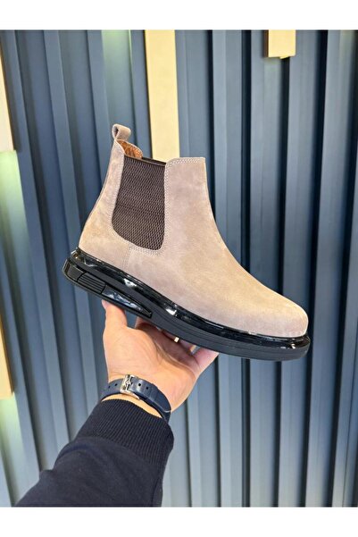 Paulo 1052 BEJ NUBUK HAKİKİ DERİ ER