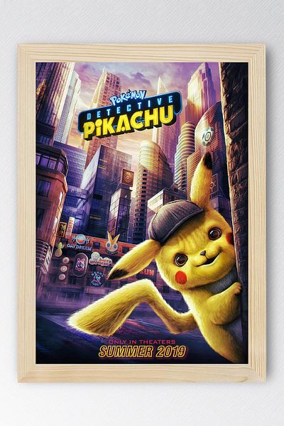 Saturn Pictură înrămată Pokemon - Pictură poster de desene animate