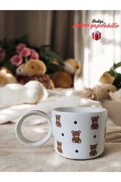 Carmen Soft Luxury Teddy Bear Pinterest Mug - Glass