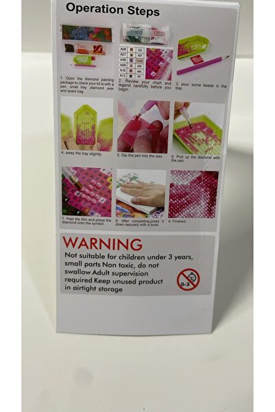 Yapboz Boncuklu Goblen 5d Taşlı Mozaik Elmas Goblen 30 x 30 Tamamı Yuvarlak Boncuklu