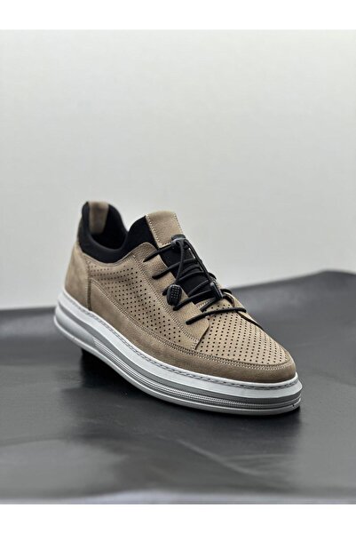 BESS SHOES Γνήσια ορθοπεδικά παπούτσια από δέρμα Nubuck - Αναπνεύσιμα, αθλητι...