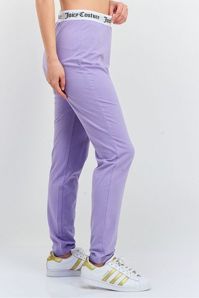 Juicy Couture بنطال ضيق بشعار العلامة التجارية للنساء، أرجواني