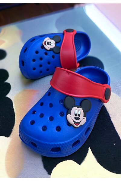 AkınalBella Mi̇cey Mouse Patterned Men's Cross Slippers