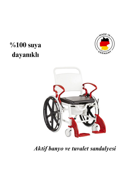 GENF tekerlekli sandalye kırmızı