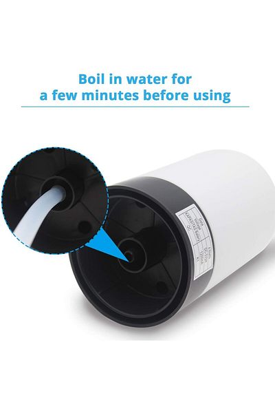 AWH 5 Gallon Water Dispenser, Rechargeable Automatic Water Jug Dispenser with Switch and USB (White)