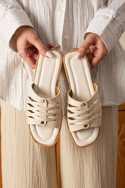 SWORD Summer Slippers - Throw Ribbed Women's Slippers - Casual Slippers