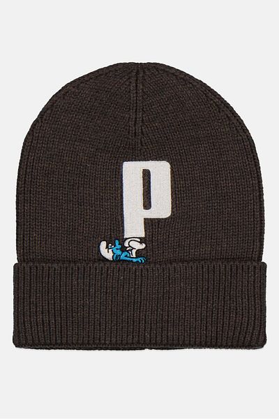 Puma x The Smurfs Kids Boy Crochet Bonnet, Grey