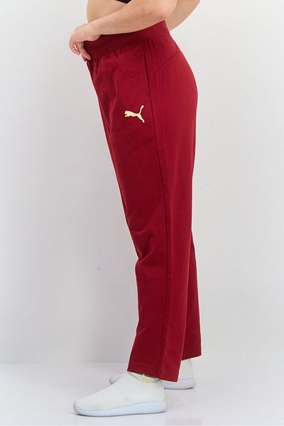 Puma Women Regular Fit Outdoor Sweatpants, Red