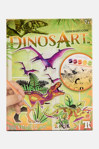 dinosart Dino Window Pictures, Green