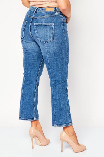 Esprit Women Regular Fit Washed Stretchable Jeans, Blue