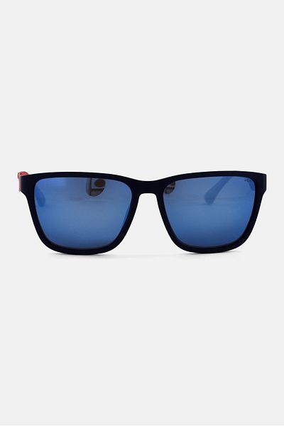 Fila Men Sf8497 Classic Polarized Sunglasses, Navy
