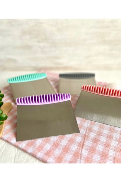 eryahome Stainless Steel Dough Cutting and Scraping Apparatus