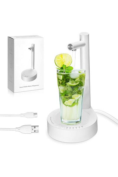 AWH Countertop Water Dispenser, Smart Electric Pump for 1-5 Gallon Bottles, Portable Water Dispenser