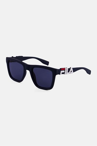 Fila Men Sf9416 Square Sunglasses, Navy