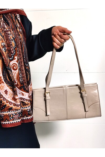 Diperla Hediyelik Elif Model Klasik Vintage Baget Kadın Çanta - Omuz Ve El Ça...