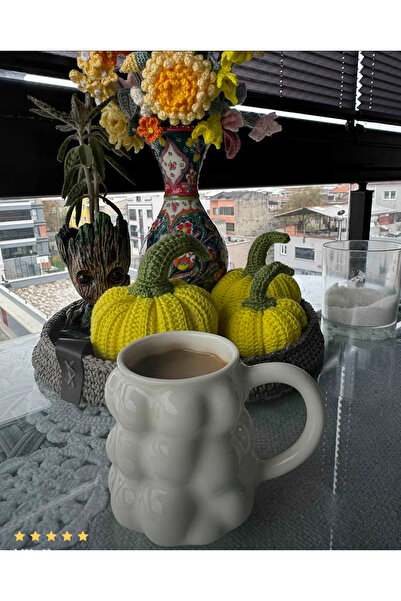 M Mimoza Park Porcelain Bead Shape Heat Resistant Borosilicate Cup |   Coffee...