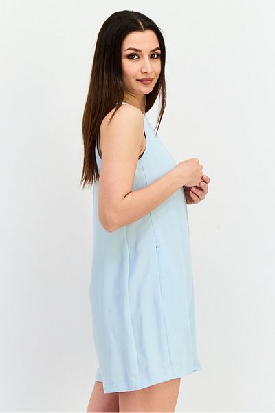 Lyle & Scott Women Brand Logo Sleeveless Playsuit, Turquoise