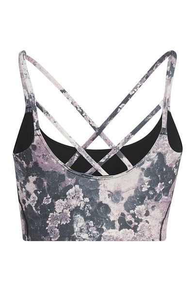 adidas Σουτιέν adidas Adidas Wms Sport-bh Yo Ls Ll Aop, Γκρι, Γυναικείο