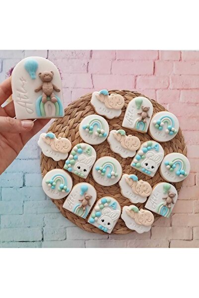 Tatlı Armağanlar Yenidoğan Erkek Bebek Tavşanlı Gökkuşaklı Model Butik Kurabi...