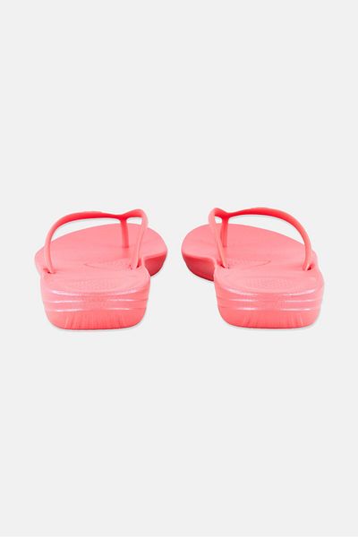 Fitflop Women Iqushion Pearlized Slip On Slippers, Coral