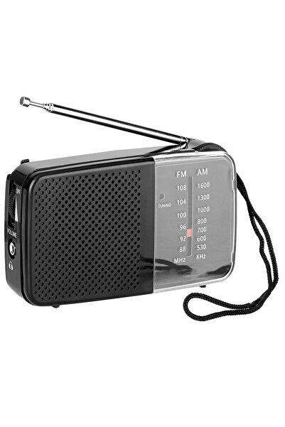 Hobimtek HT-258 Taşınabilir AM/FM Radyo Küçük Boy Cep Radyosu Pilli Radyo