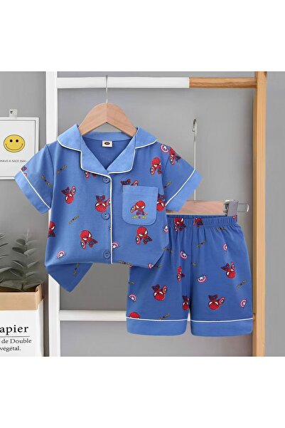 selvi wear First Quality 100% Cotton Children's Pajamas Set - Soft and Comfor...