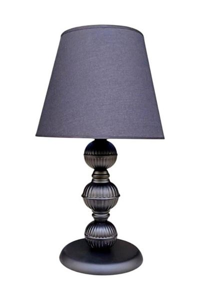 DEDE Riga Metal - Black Lampshade and Painted Black Hat