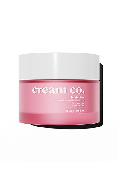 Cream Co. 50 ml Feuchtigkeitsspendende Gesichtscreme für Frauen und Männer, alle Hauttypen, Hyaluronsäure, Niacinamid
